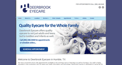 Desktop Screenshot of deerbrookeyecare.com